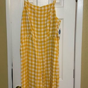 Old Navy yellow romper
